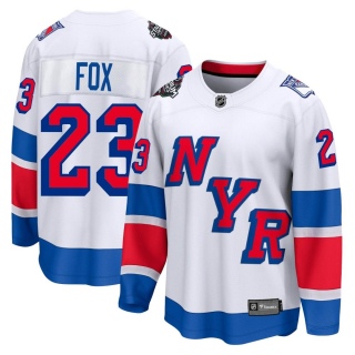 Men's Adam Fox New York Rangers Fanatics Branded 2024 Stadium Series Jersey - Breakaway White