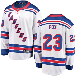 Men's Adam Fox New York Rangers Fanatics Branded Away Jersey - Breakaway White