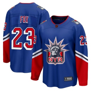 Men's Adam Fox New York Rangers Fanatics Branded Special Edition 2.0 Jersey - Breakaway Royal