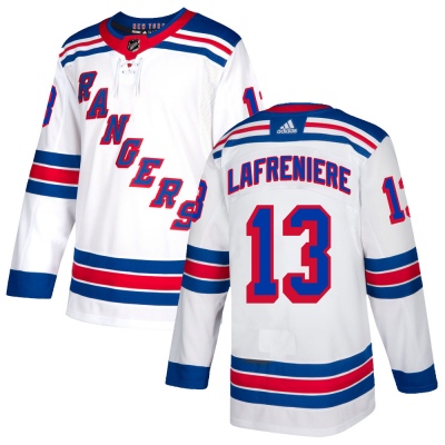 Men's Alexis Lafreniere New York Rangers Adidas Jersey - Authentic White
