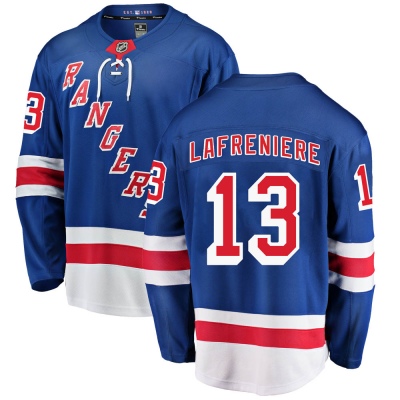 Men's Alexis Lafreniere New York Rangers Fanatics Branded Home Jersey - Breakaway Blue