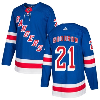 Men's Barclay Goodrow New York Rangers Adidas Home Jersey - Authentic Royal Blue