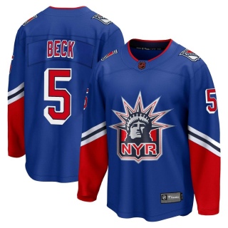 Men's Barry Beck New York Rangers Fanatics Branded Special Edition 2.0 Jersey - Breakaway Royal