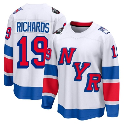 Men's Brad Richards New York Rangers Fanatics Branded 2024 Stadium Series Jersey - Breakaway White