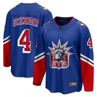 Men's Braden Schneider New York Rangers Fanatics Branded Special Edition 2.0 Jersey - Breakaway Royal