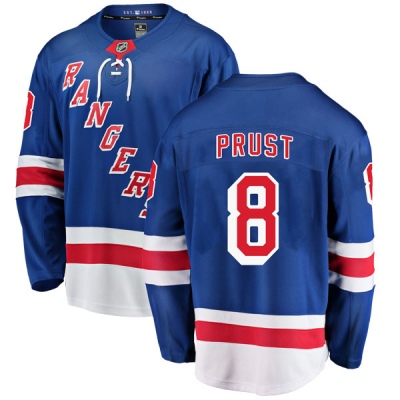 Men's Brandon Prust New York Rangers Fanatics Branded Home Jersey - Breakaway Blue