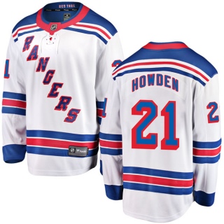 Men's Brett Howden New York Rangers Fanatics Branded Away Jersey - Breakaway White