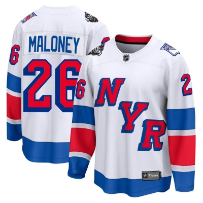 Men's Dave Maloney New York Rangers Fanatics Branded 2024 Stadium Series Jersey - Breakaway White