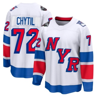 Men's Filip Chytil New York Rangers Fanatics Branded 2024 Stadium Series Jersey - Breakaway White