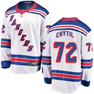 Men's Filip Chytil New York Rangers Fanatics Branded Away Jersey - Breakaway White
