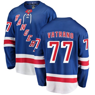 Men's Frank Vatrano New York Rangers Fanatics Branded Home Jersey - Breakaway Blue