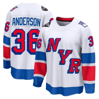Men's Glenn Anderson New York Rangers Fanatics Branded 2024 Stadium Series Jersey - Breakaway White