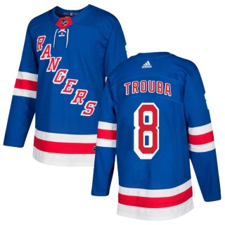 Men's Jacob Trouba New York Rangers Adidas Home Jersey - Authentic Royal Blue
