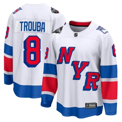Men's Jacob Trouba New York Rangers Fanatics Branded 2024 Stadium Series Jersey - Breakaway White