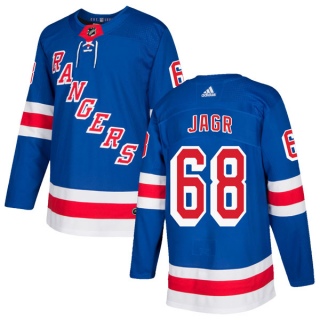 Men's Jaromir Jagr New York Rangers Adidas Home Jersey - Authentic Royal Blue