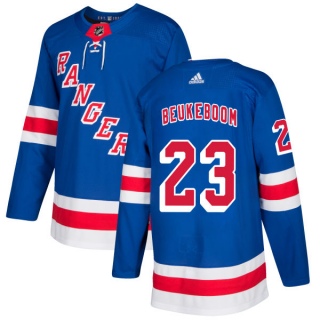 Men's Jeff Beukeboom New York Rangers Adidas Jersey - Authentic Royal