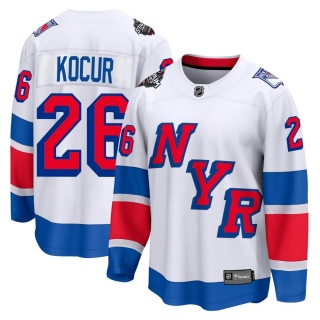 Men's Joe Kocur New York Rangers Fanatics Branded 2024 Stadium Series Jersey - Breakaway White