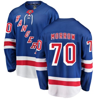 Men's Joe Morrow New York Rangers Fanatics Branded Home Jersey - Breakaway Blue