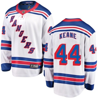 Men's Joey Keane New York Rangers Fanatics Branded Away Jersey - Breakaway White