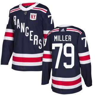 Men's K'Andre Miller New York Rangers Adidas 2018 Winter Classic Home Jersey - Authentic Navy Blue