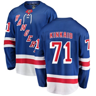 Men's Keith Kinkaid New York Rangers Fanatics Branded Home Jersey - Breakaway Blue