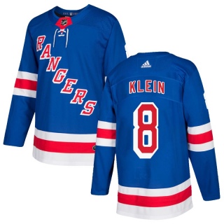 Men's Kevin Klein New York Rangers Adidas Home Jersey - Authentic Royal Blue