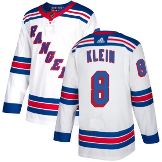Men's Kevin Klein New York Rangers Adidas Jersey - Authentic White