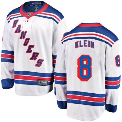 Men's Kevin Klein New York Rangers Fanatics Branded Away Jersey - Breakaway White