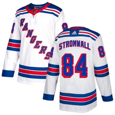 Men's Malte Stromwall New York Rangers Adidas Jersey - Authentic White