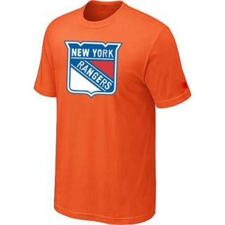 Men's New York Rangers Big & Tall Logo T-Shirt - - Orange