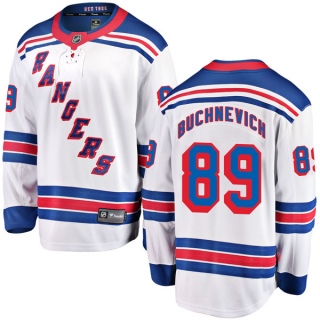 Men's Pavel Buchnevich New York Rangers Fanatics Branded Away Jersey - Breakaway White