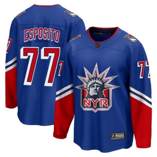 Men's Phil Esposito New York Rangers Fanatics Branded Special Edition 2.0 Jersey - Breakaway Royal