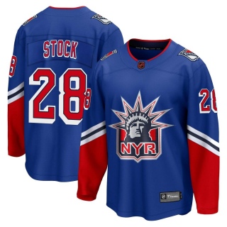 Men's P.j. Stock New York Rangers Fanatics Branded Special Edition 2.0 Jersey - Breakaway Royal