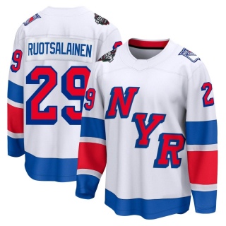 Men's Reijo Ruotsalainen New York Rangers Fanatics Branded 2024 Stadium Series Jersey - Breakaway White