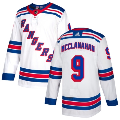 Men's Rob Mcclanahan New York Rangers Adidas Jersey - Authentic White
