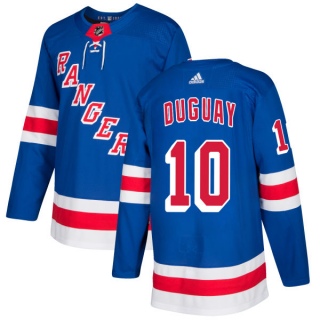 Men's Ron Duguay New York Rangers Adidas Jersey - Authentic Royal