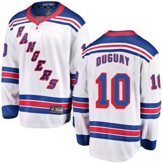 Men's Ron Duguay New York Rangers Fanatics Branded Away Jersey - Breakaway White