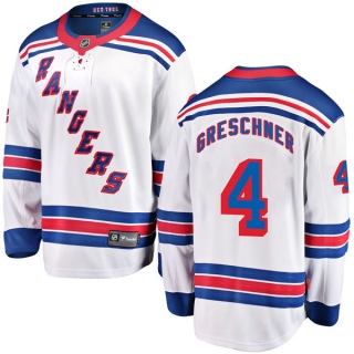 Men's Ron Greschner New York Rangers Fanatics Branded Away Jersey - Breakaway White