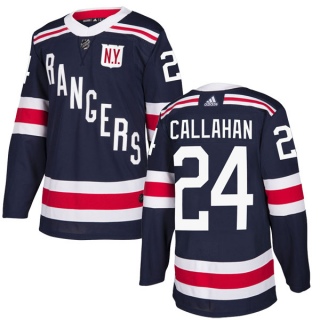 Men's Ryan Callahan New York Rangers Adidas 2018 Winter Classic Home Jersey - Authentic Navy Blue