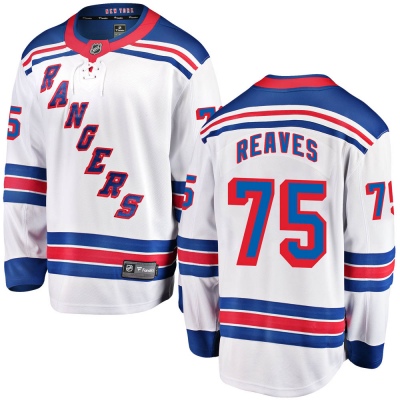 Men's Ryan Reaves New York Rangers Fanatics Branded Away Jersey - Breakaway White