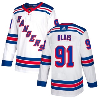 Men's Sammy Blais New York Rangers Adidas Jersey - Authentic White