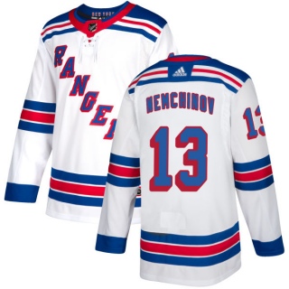 Men's Sergei Nemchinov New York Rangers Adidas Jersey - Authentic White