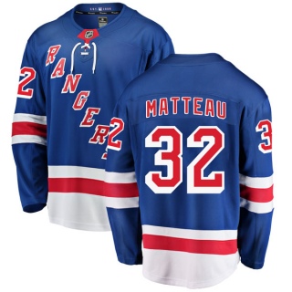 Men's Stephane Matteau New York Rangers Fanatics Branded Home Jersey - Breakaway Blue