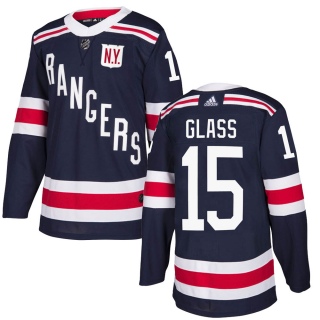 Men's Tanner Glass New York Rangers Adidas 2018 Winter Classic Home Jersey - Authentic Navy Blue