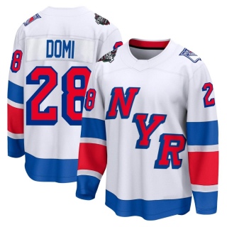 Men's Tie Domi New York Rangers Fanatics Branded 2024 Stadium Series Jersey - Breakaway White