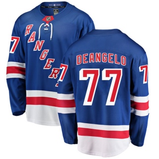 Men's Tony DeAngelo New York Rangers Fanatics Branded Home Jersey - Breakaway Blue