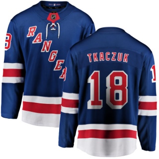 Men's Walt Tkaczuk New York Rangers Fanatics Branded Home Jersey - Breakaway Blue