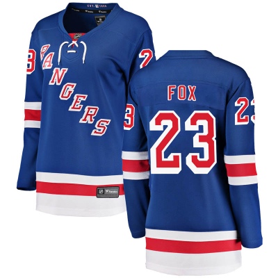 Women's Adam Fox New York Rangers Fanatics Branded Home Jersey - Breakaway Blue