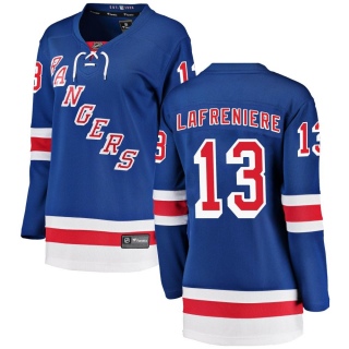 Women's Alexis Lafreniere New York Rangers Fanatics Branded Home Jersey - Breakaway Blue