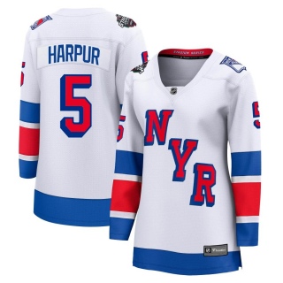 Women's Ben Harpur New York Rangers Fanatics Branded 2024 Stadium Series Jersey - Breakaway White